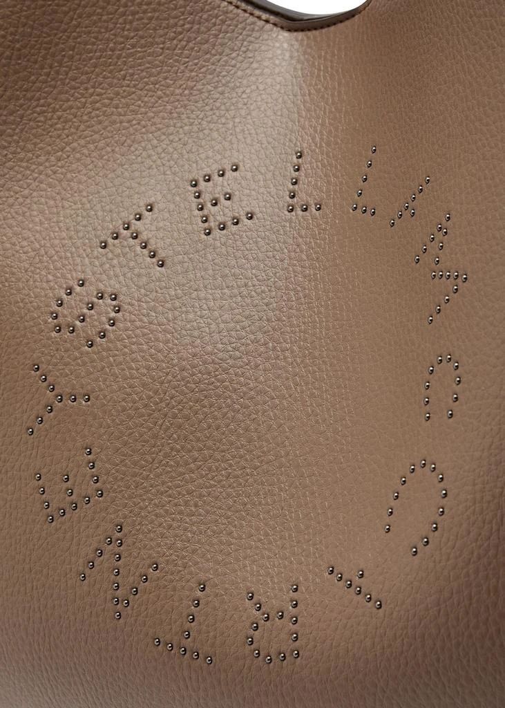 Stella McCartney Logo large faux leather shoulder bag 3