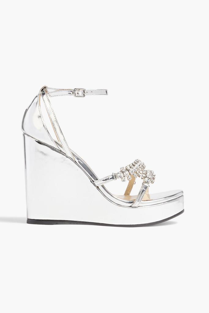 Jimmy Choo Powder Blue Satin Ottilia Sandals - Shoes