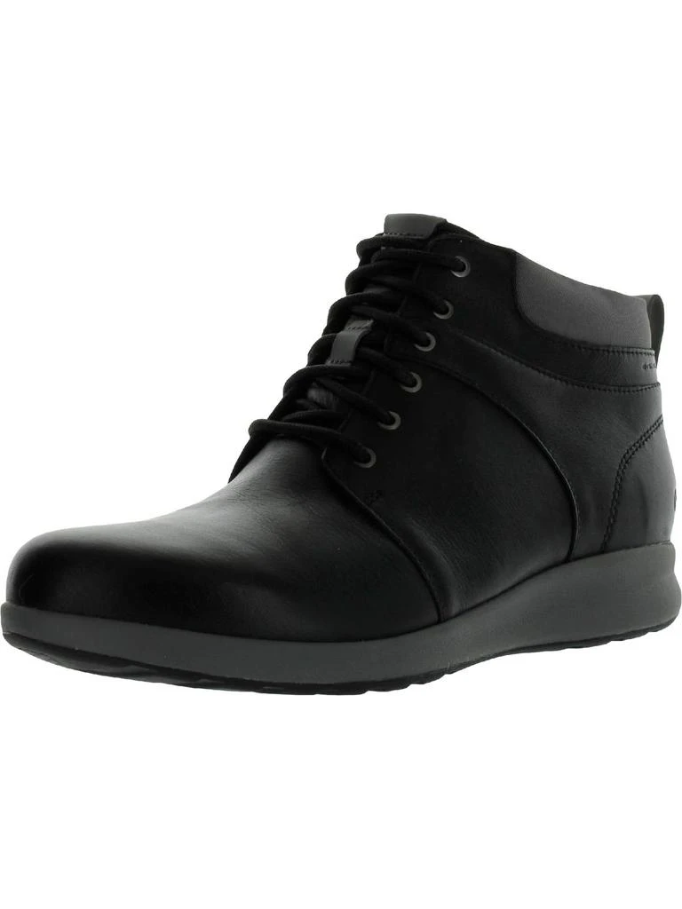 Unstructured by Clarks Un Adorn Walk Womens Leather Round Toe Ankle Boots 1