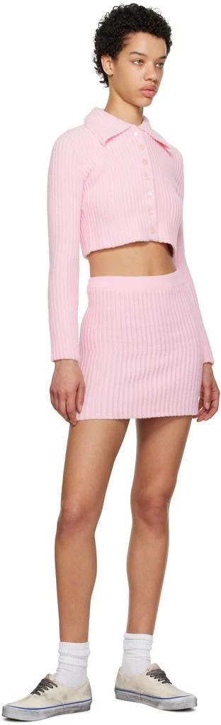ERL Pink Cheerleader Midi Skirt 4