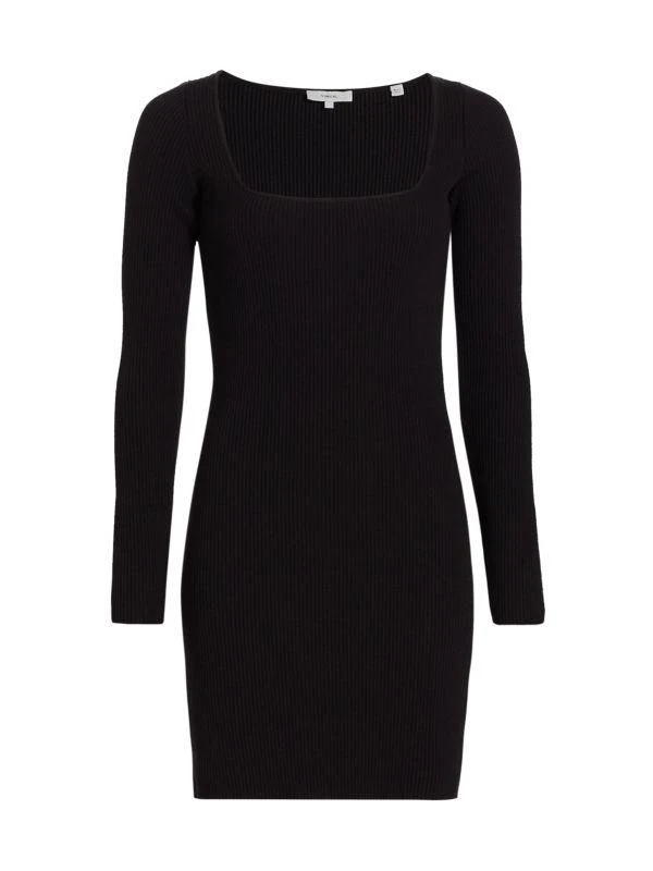 Vince Rib-Knit Mini Dress 6