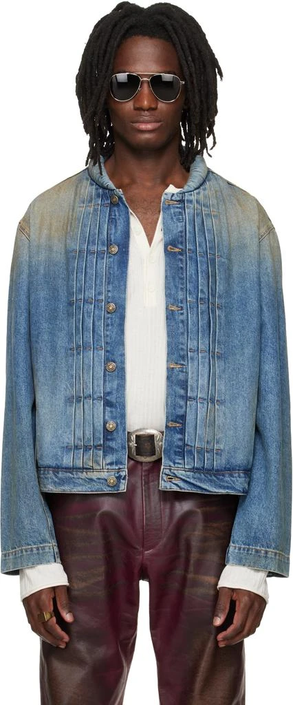 424 Blue Collection Trucker Denim Jacket