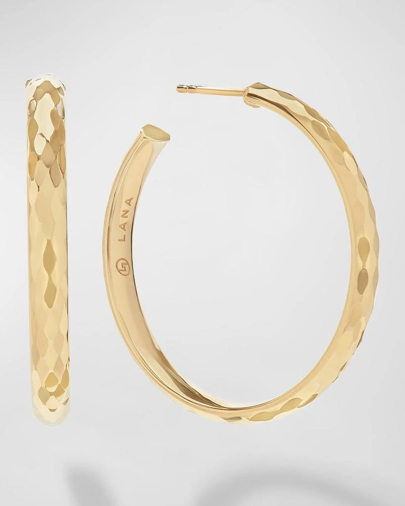 LANA Thin Disco Hoop Earrings, 35mm from Neiman Marcus
