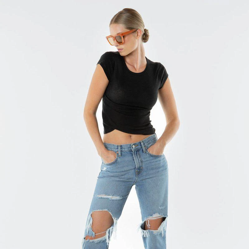 ETICA Marlowe Slim Boyfriend Jeans- Torrent 1