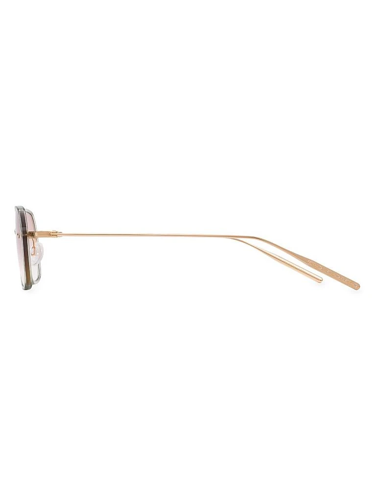 Barton Perreira Rimless Louie 49MM Rectangular Sunglasses 3