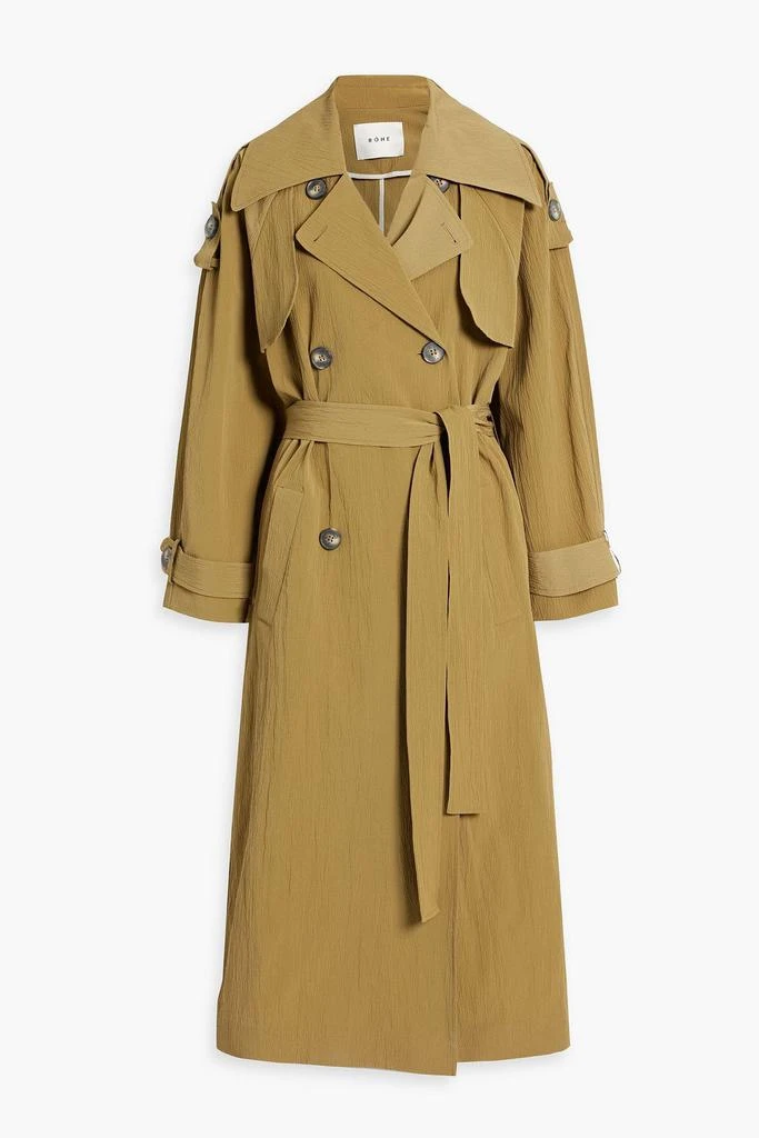 RÓHE Cotton-blend seersucker trench coat 1