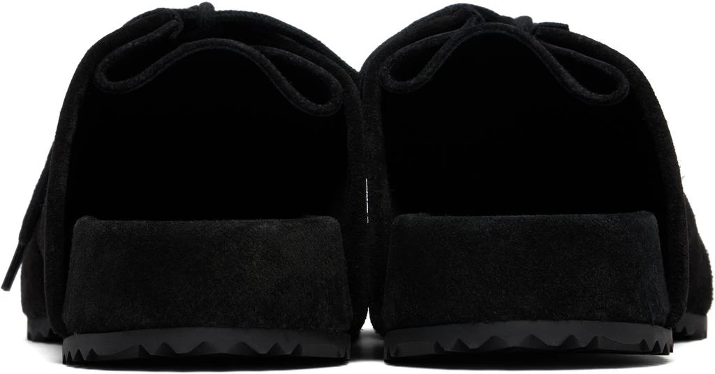 Dries Van Noten Black Suede Clogs 2