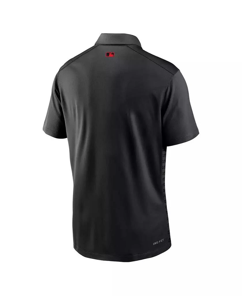 NIKE Men's Black Cincinnati Reds Authentic Collection City Connect Victory Performance Polo Shirt 3