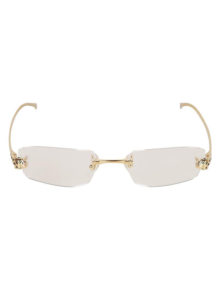 Cartier Eyewear Rectangle Rim-less Frame