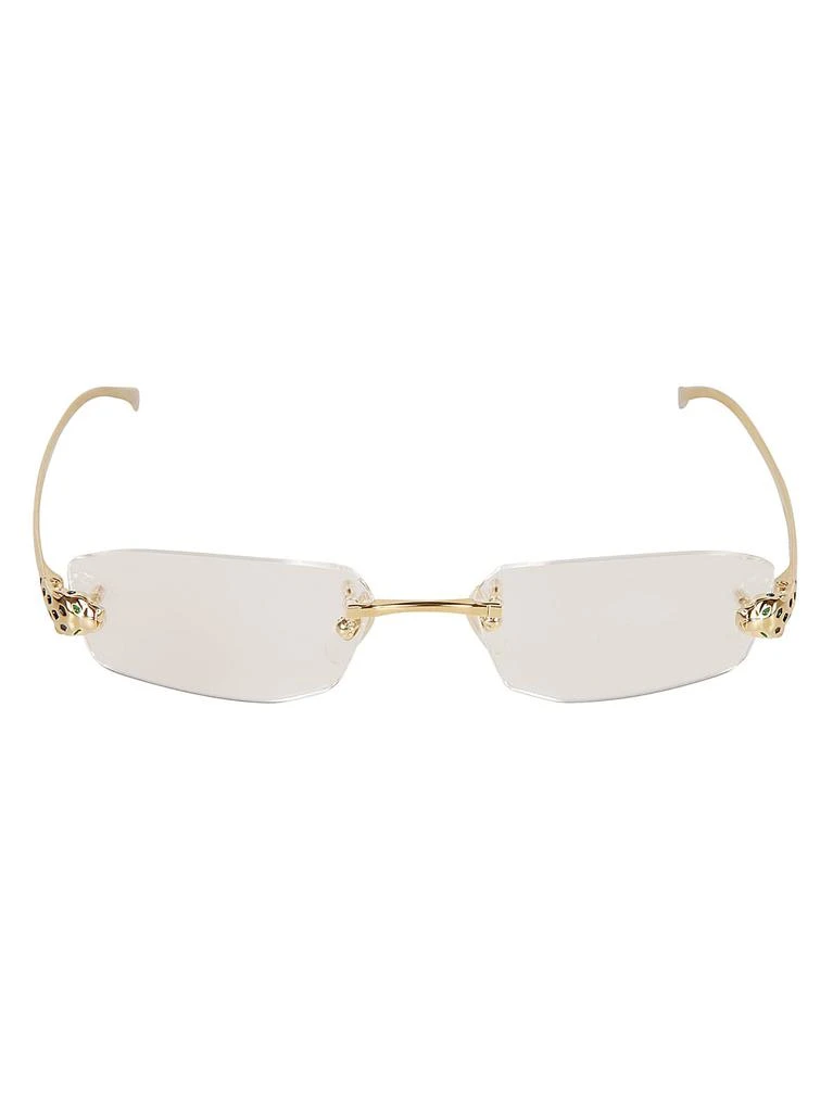 Cartier Eyewear Rectangle Rim-less Frame 1