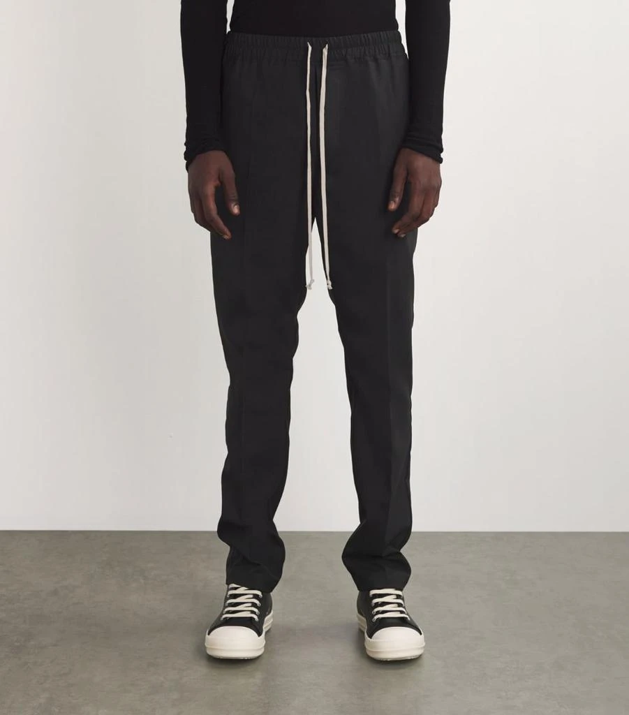 Rick Owens Virgin Wool Drawstring Trousers 3