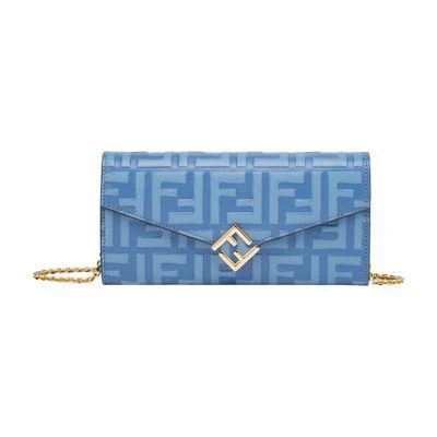 Fendi FF Diamonds Continental With Chain 1