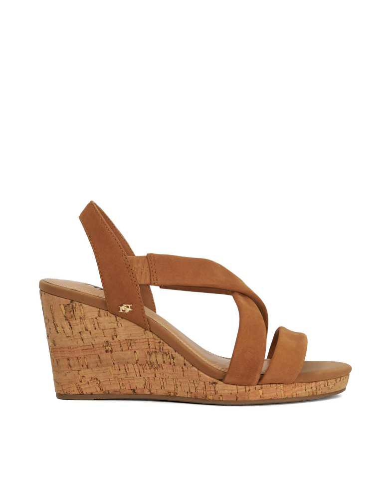 DUNE London Dune London Wide fit kamies in tan