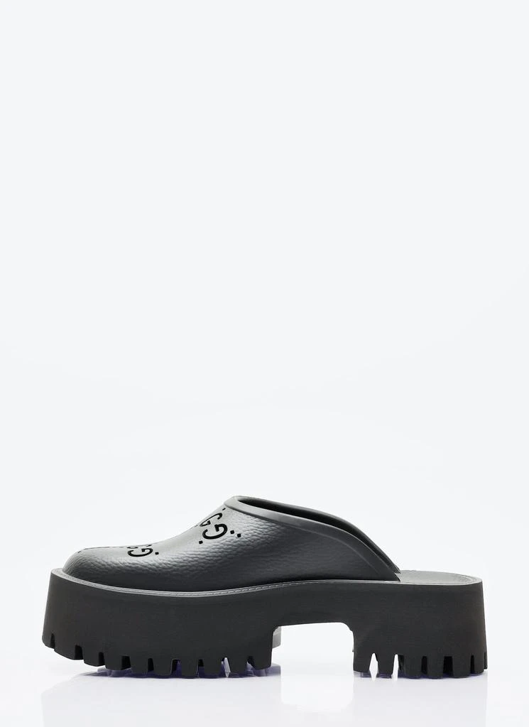 Gucci Perforated G Platform Mules 4