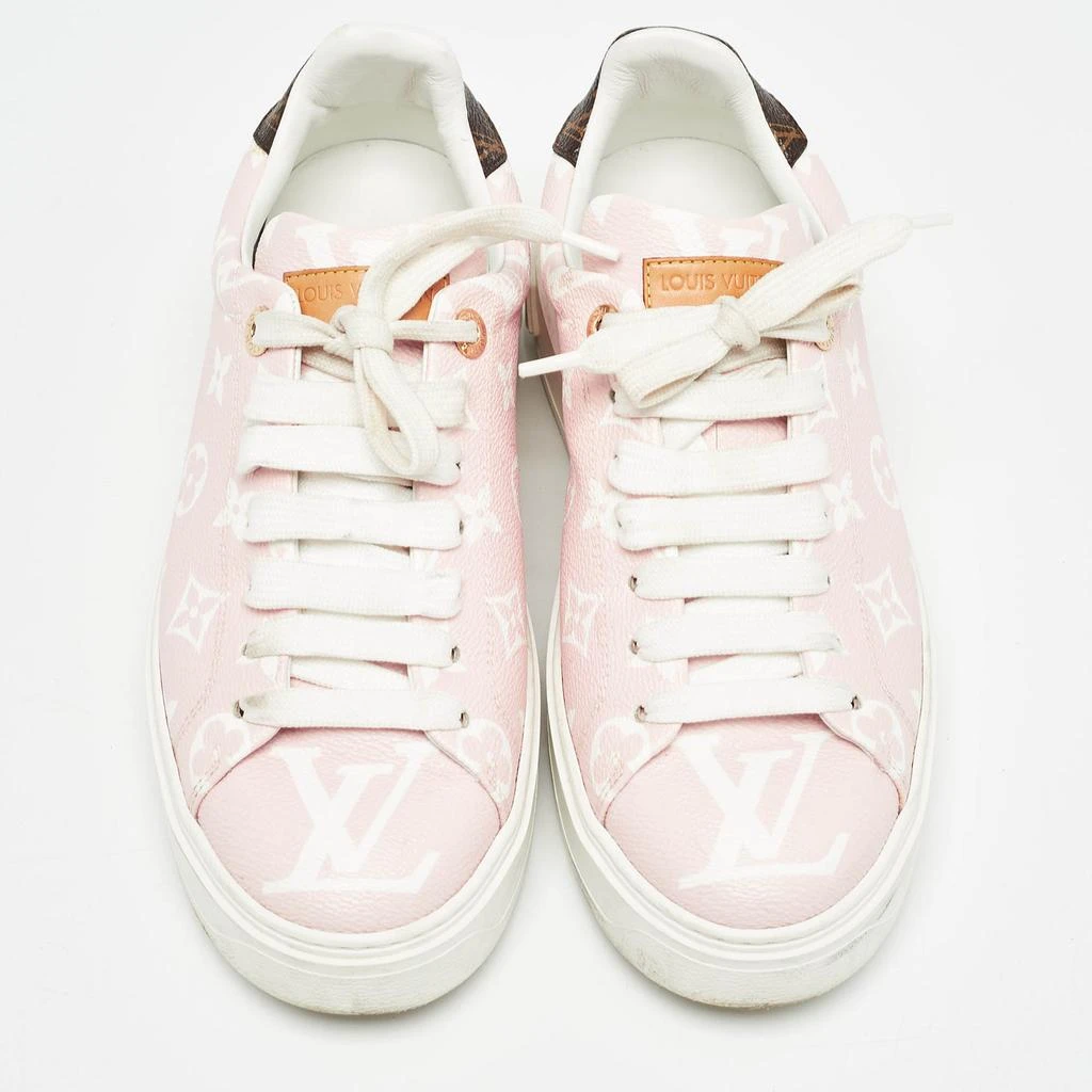 Louis Vuitton Louis Vuitton Pink Monogram Giant Canvas Time Out Sneakers Size 38.5 3