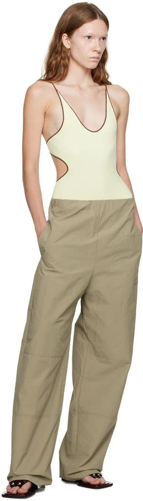 Paris Georgia Khaki Cocoon Track Pants 4