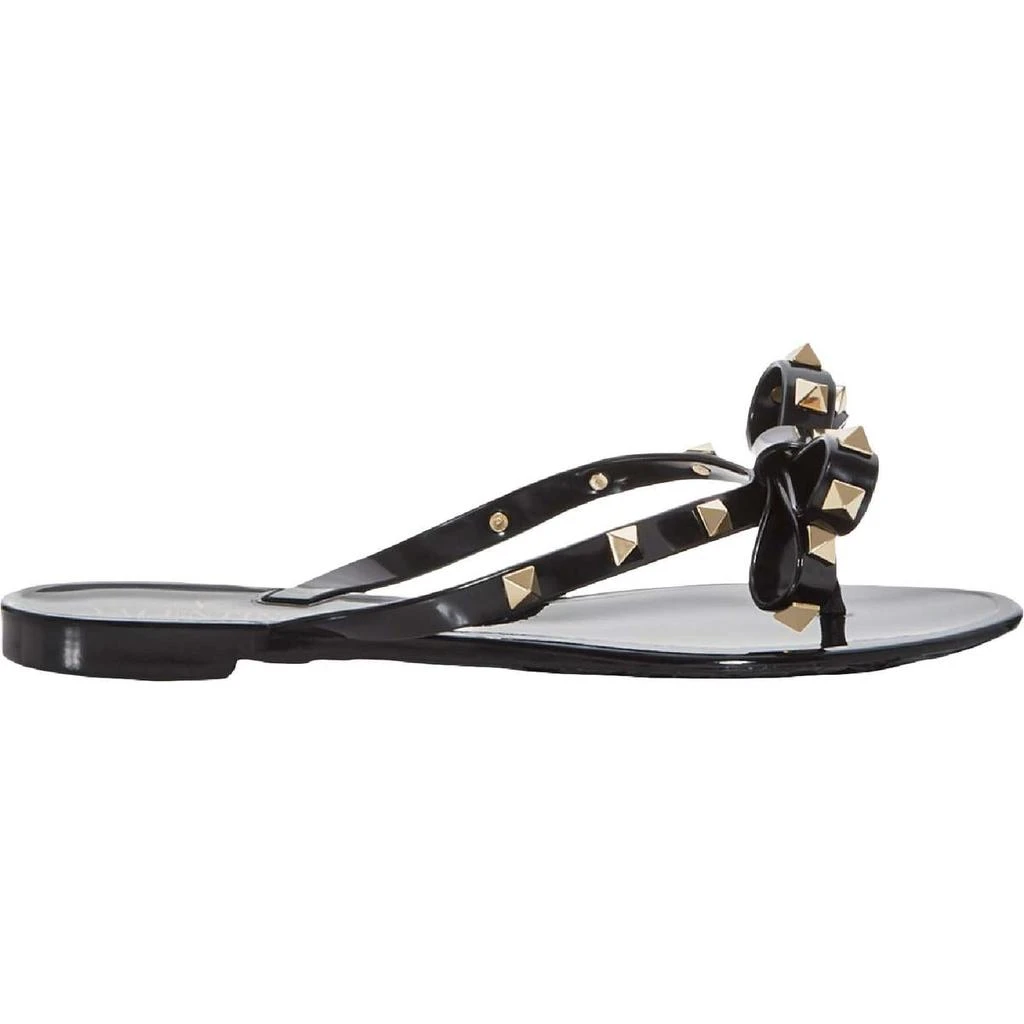 Valentino Rockstud Womens Thong Slip On Jelly Sandals 6