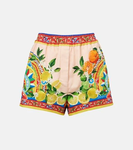 Dolce 
Gabbana Taormina printed cotton-blend shorts 1
