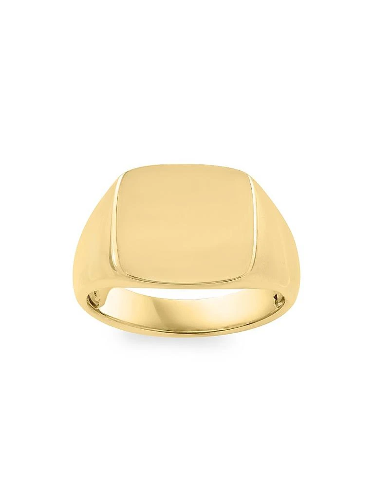 Saks Fifth Avenue Collection 14K Yellow Gold Signet Ring