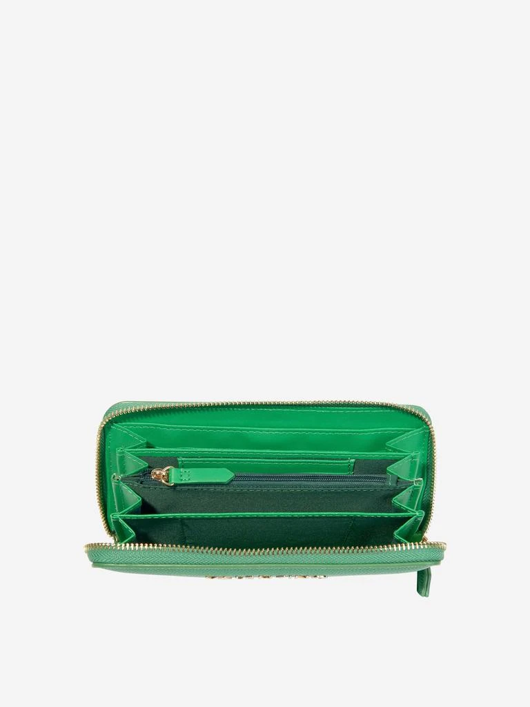 Valentino Valentino Girls Divina Zip Around Wallet in Green (18.9cm) 5