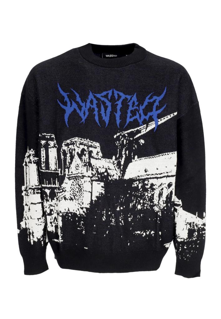 Wasted Paris Men's sweater Vault Sweater Black
