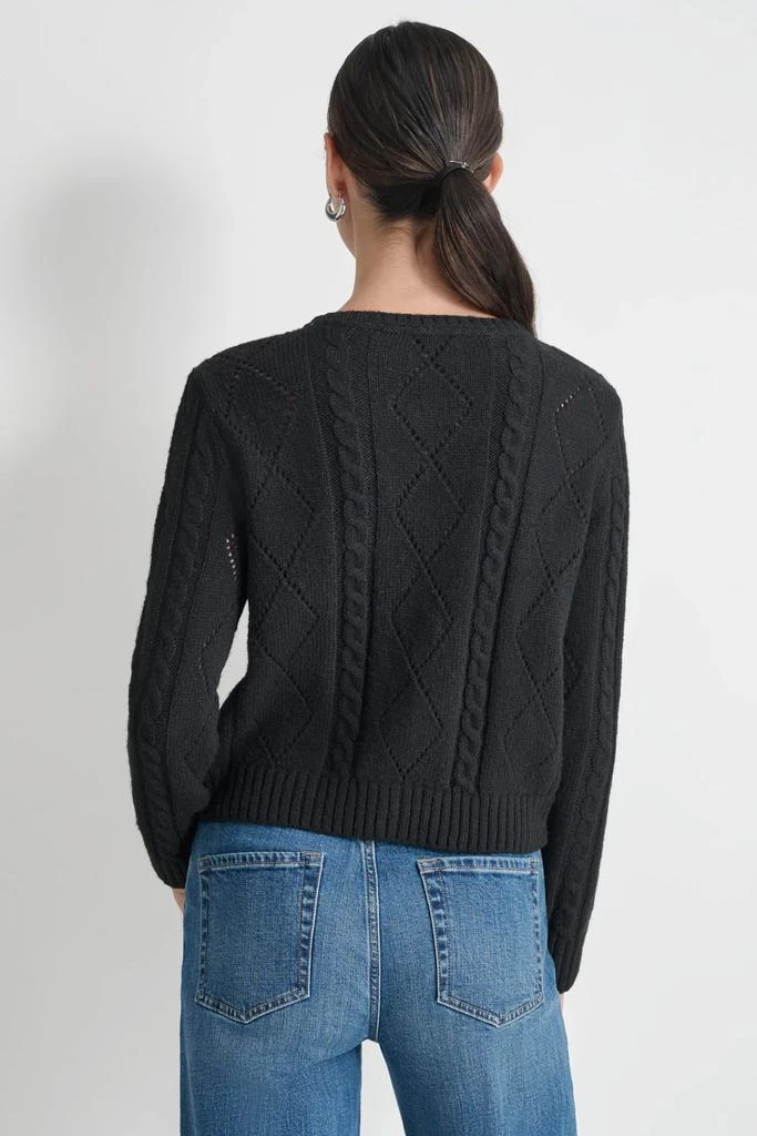 DKNY DIAMOND POINTELLE CARDIGAN 2