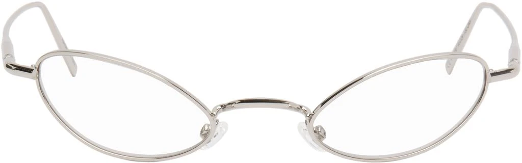Acne Studios Silver Steel Glasses 1