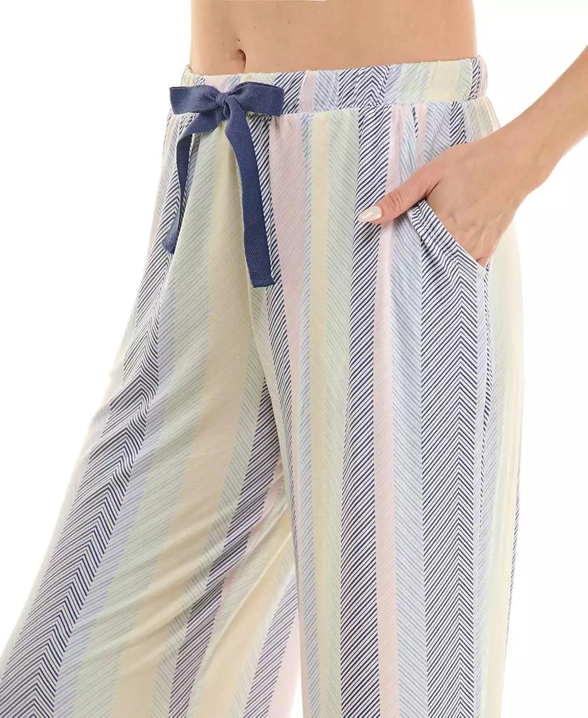 Roudelain Women
s Open Leg Mid-Rise Sleep Pants 8