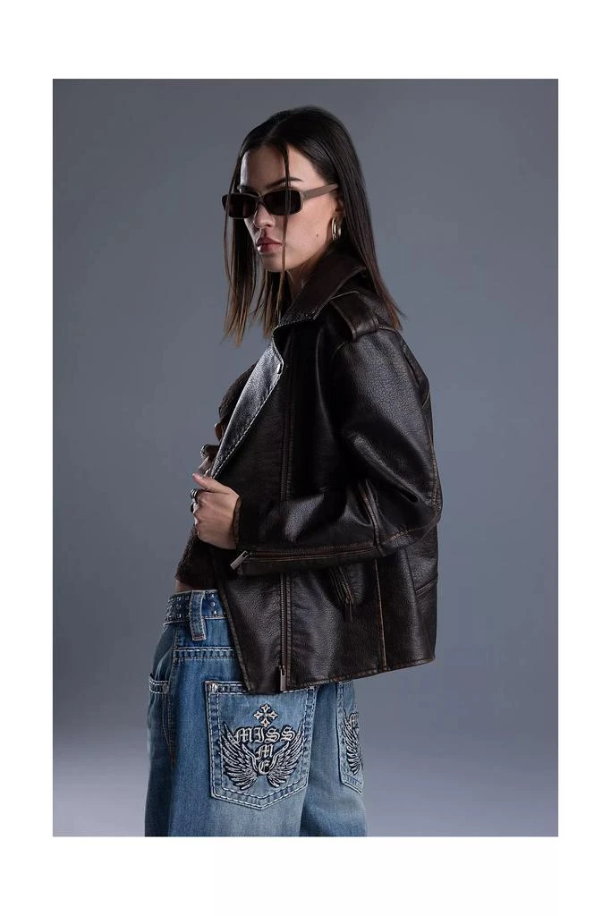 Miss Me Miss Me Elara Leather Jacket 3