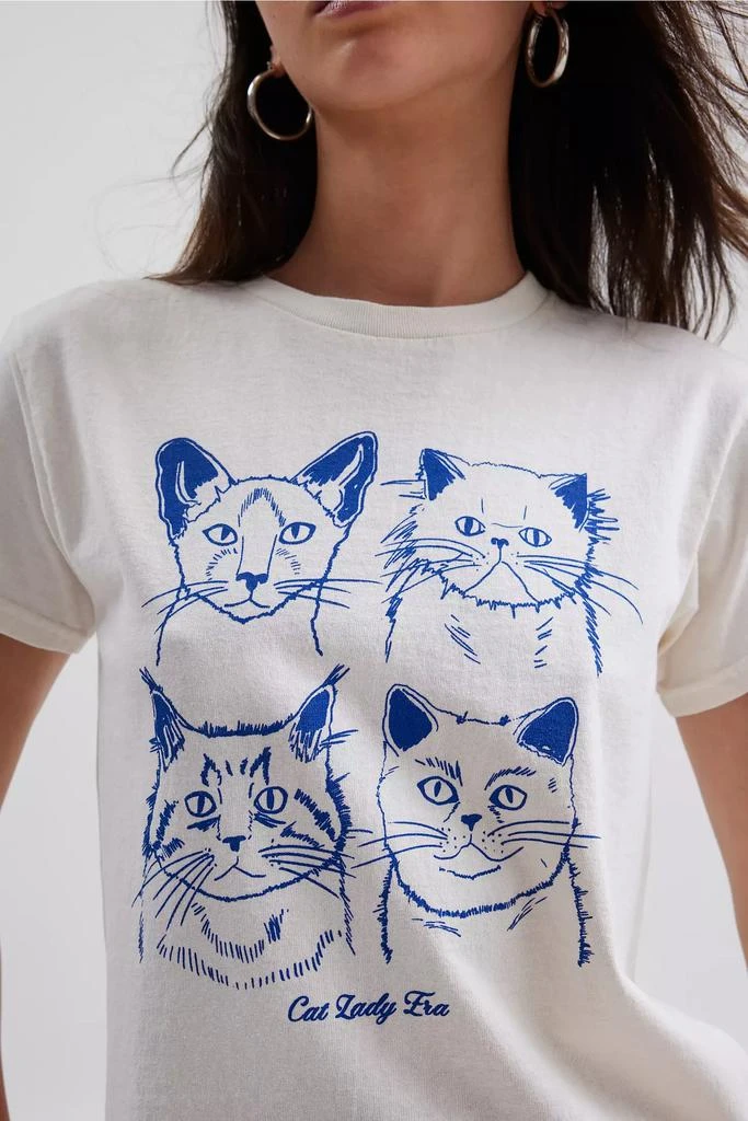 Urban Outfitters Cat Lady Era Slim Graphic Tee 2
