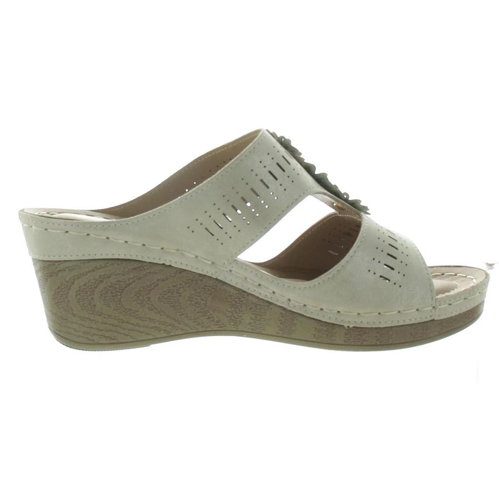 Good Choice Lisette Womens Open Back Wedge Sandals 2