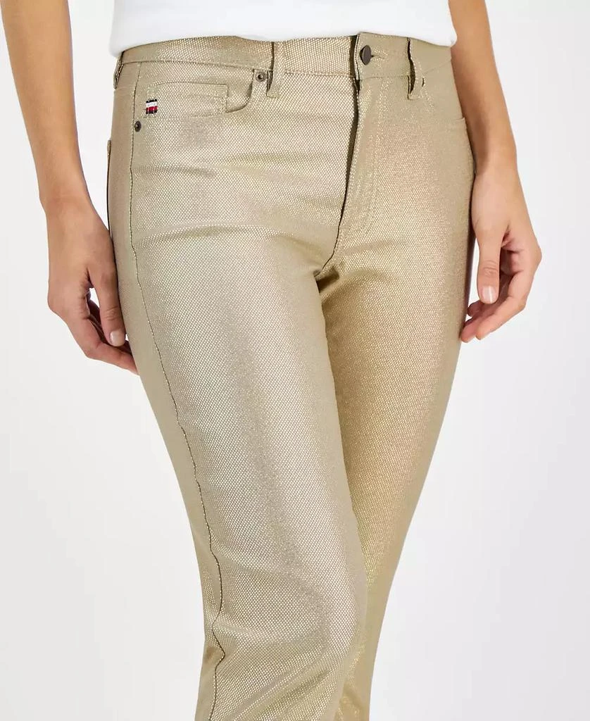 Tommy Hilfiger Women's Tribeca Foil Straight-Leg Jeans 7