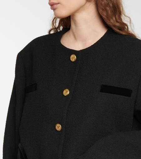 BLAZÉ MILANO Gliss cotton-blend bouclé jacket 4
