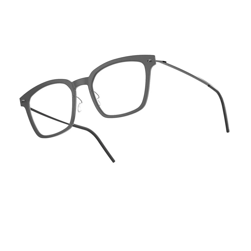 LINDBERG Lindberg N.o.w. 6645 D16/p10/802 Nero Satinato Grigio Chiaro Glasses 2