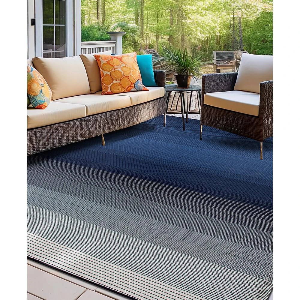 Main Street Rugs Hana Outdoor 6074 7'10"x10' Area Rug 6