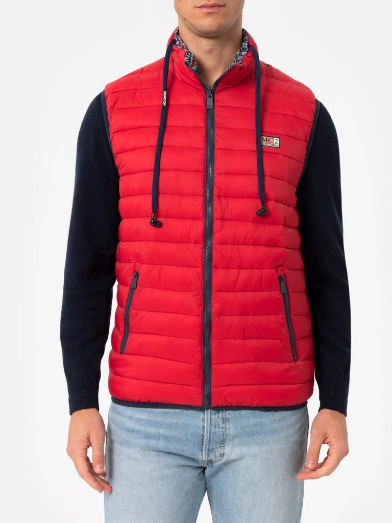 Mc2 Saint Barth Man Red Padded Vest Aspen 1