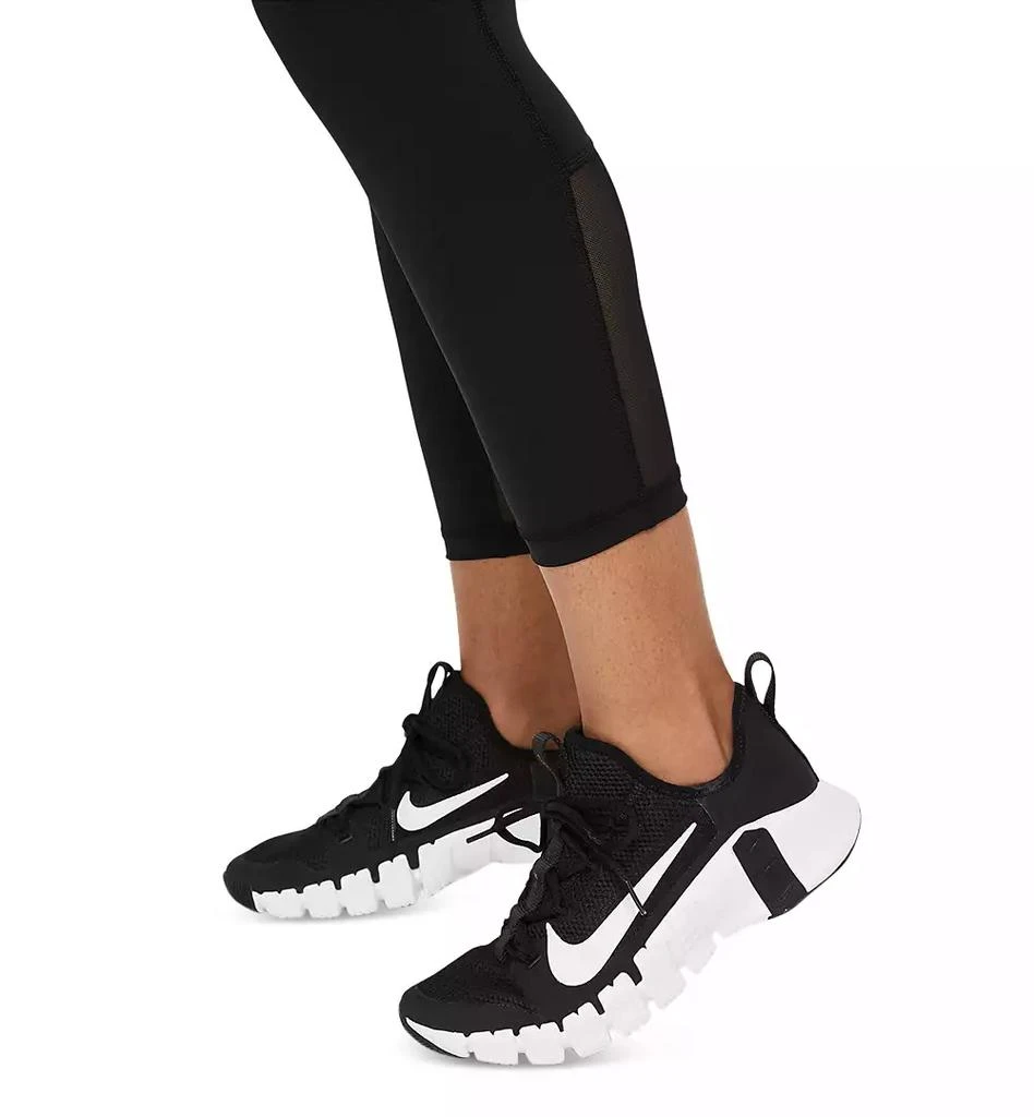 Nike Pro 365 Women's Mid-Rise Cropped Mesh Panel Leggings 6