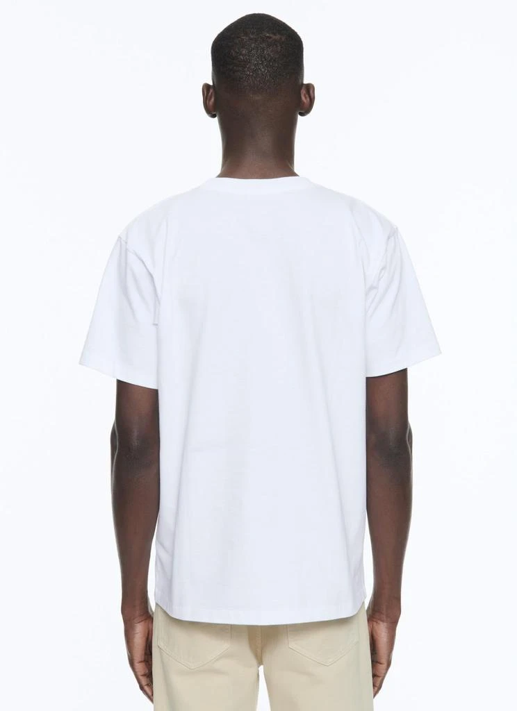 预计3周后发货 Fursac T-Shirt Paris En Jersey De Coton Biologique - Blanc - Homme 4