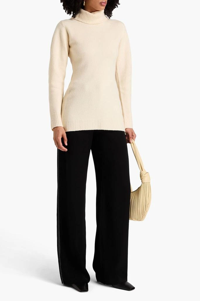 Jil Sander Cutout wool turtleneck sweater 2