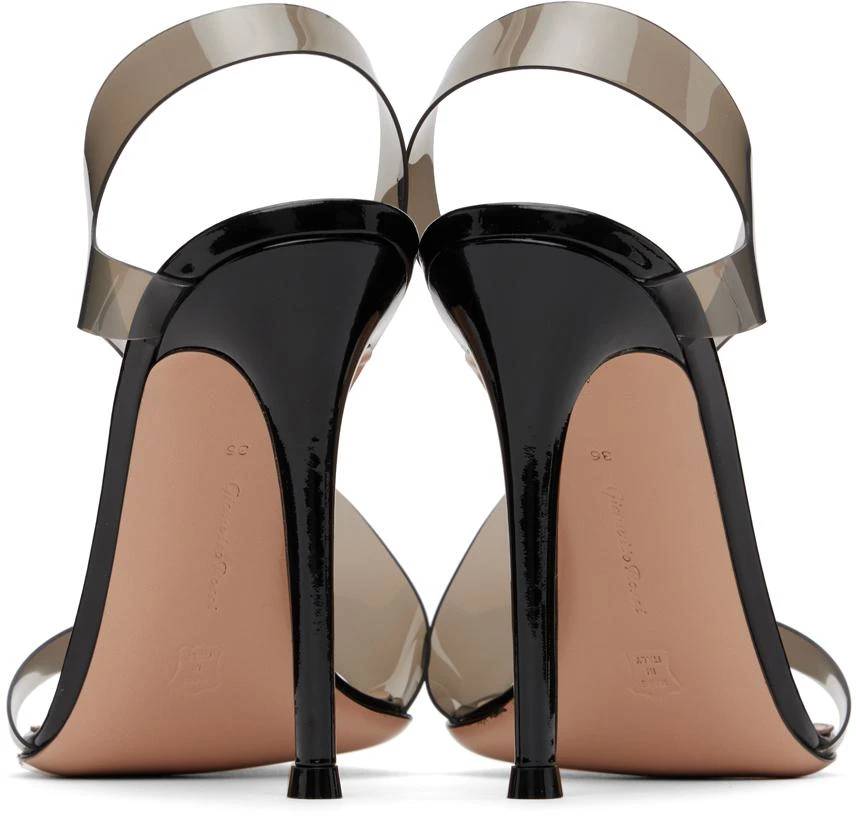 Gianvito Rossi Black Metropolis Heeled Sandals 2