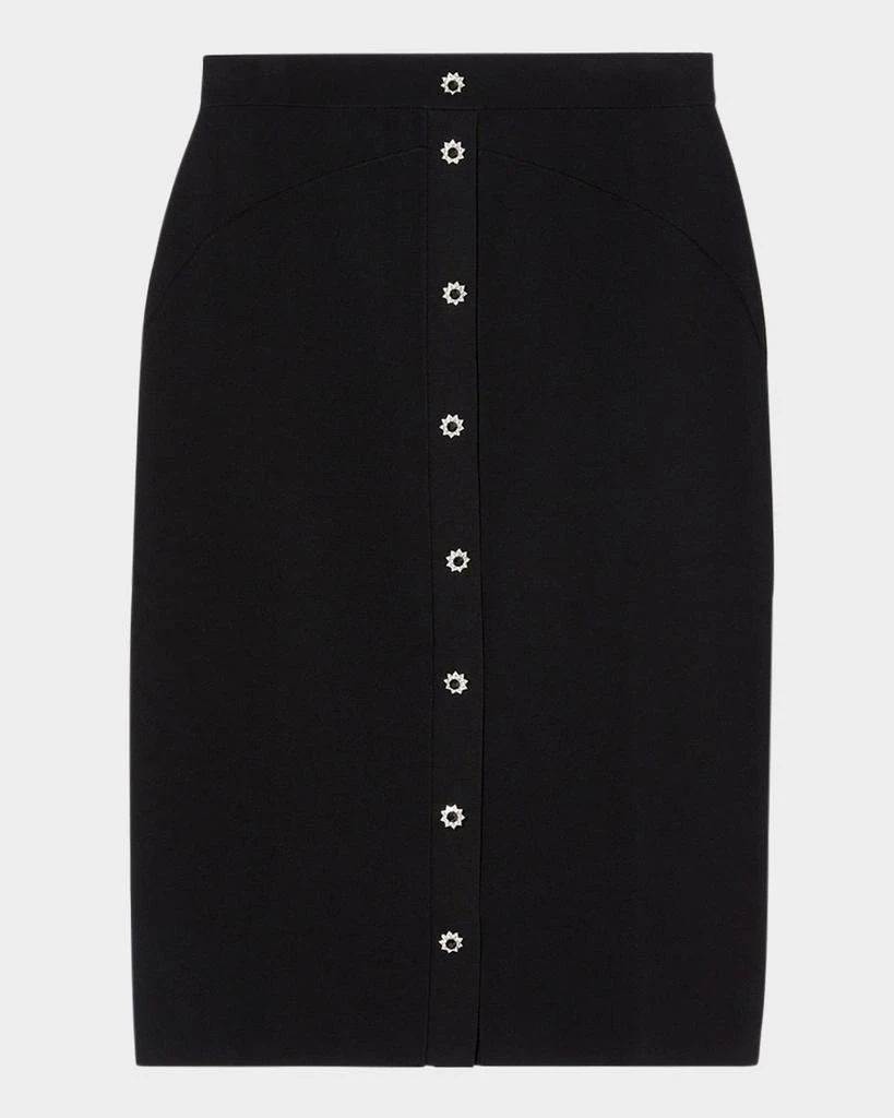 Marina Rinaldi Plus Size Zelante Embellished Knit Midi Skirt 1