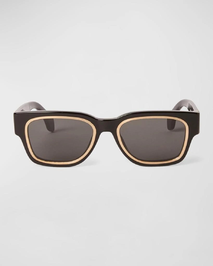 Palm Angels Men's Arcadia Acetate Square Sunglasses 2