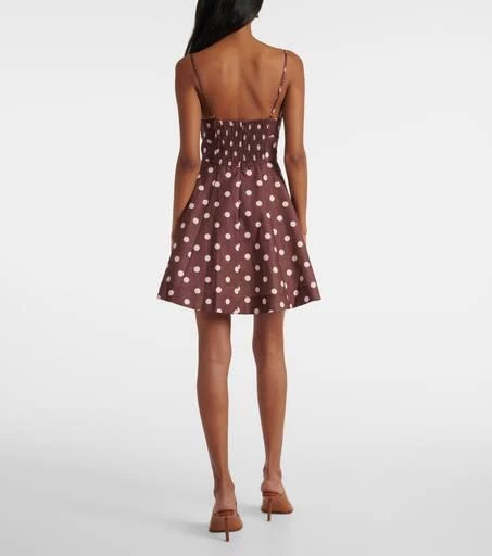 Zimmermann Acacia polka-dot linen minidress 3