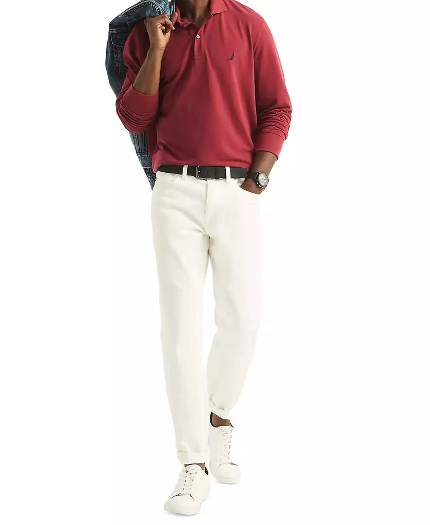 Nautica Men's Long Sleeve Deck Polo Shirt 4