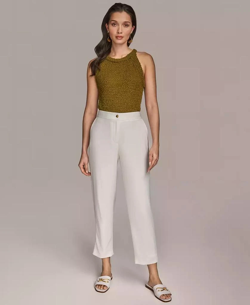 Donna Karan Women's Slim Leg Ankle Pants 5