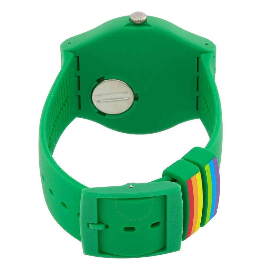 Swatch Pride Quartz Green Dial Unisex Watch SO29G704 3