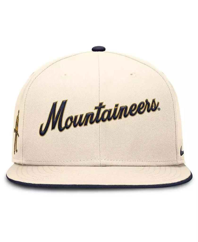 NIKE Men's Natural West Virginia Mountaineers Primetime True Performance Fitted Hat 3