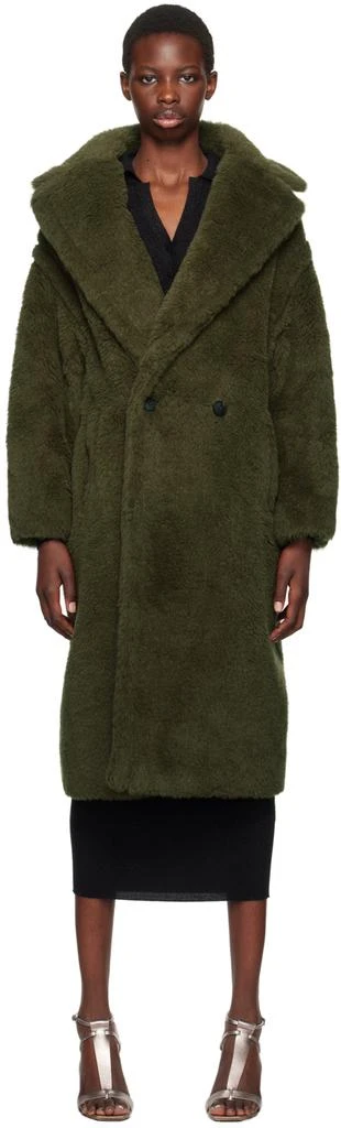 Max Mara Green Tedgirl Coat 1