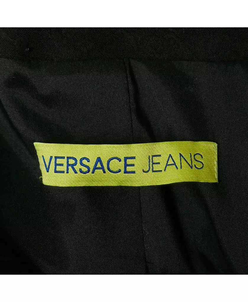 Pre-Owned Versace Women
s Jeans Black Jacquard Button Front Jacket 5