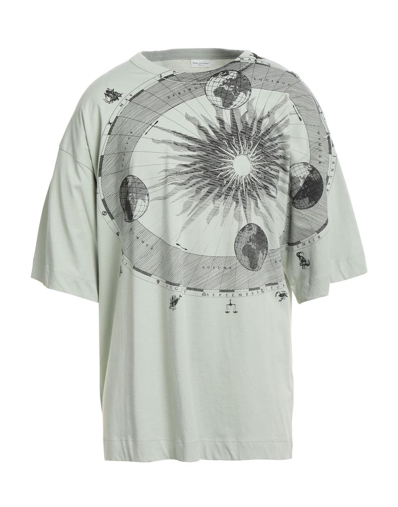 正規 DRIES VAN NOTEN Sheer Draped T-shirt Dries Van Noten: Gray Sheer Draped T-shirt | SSENSE